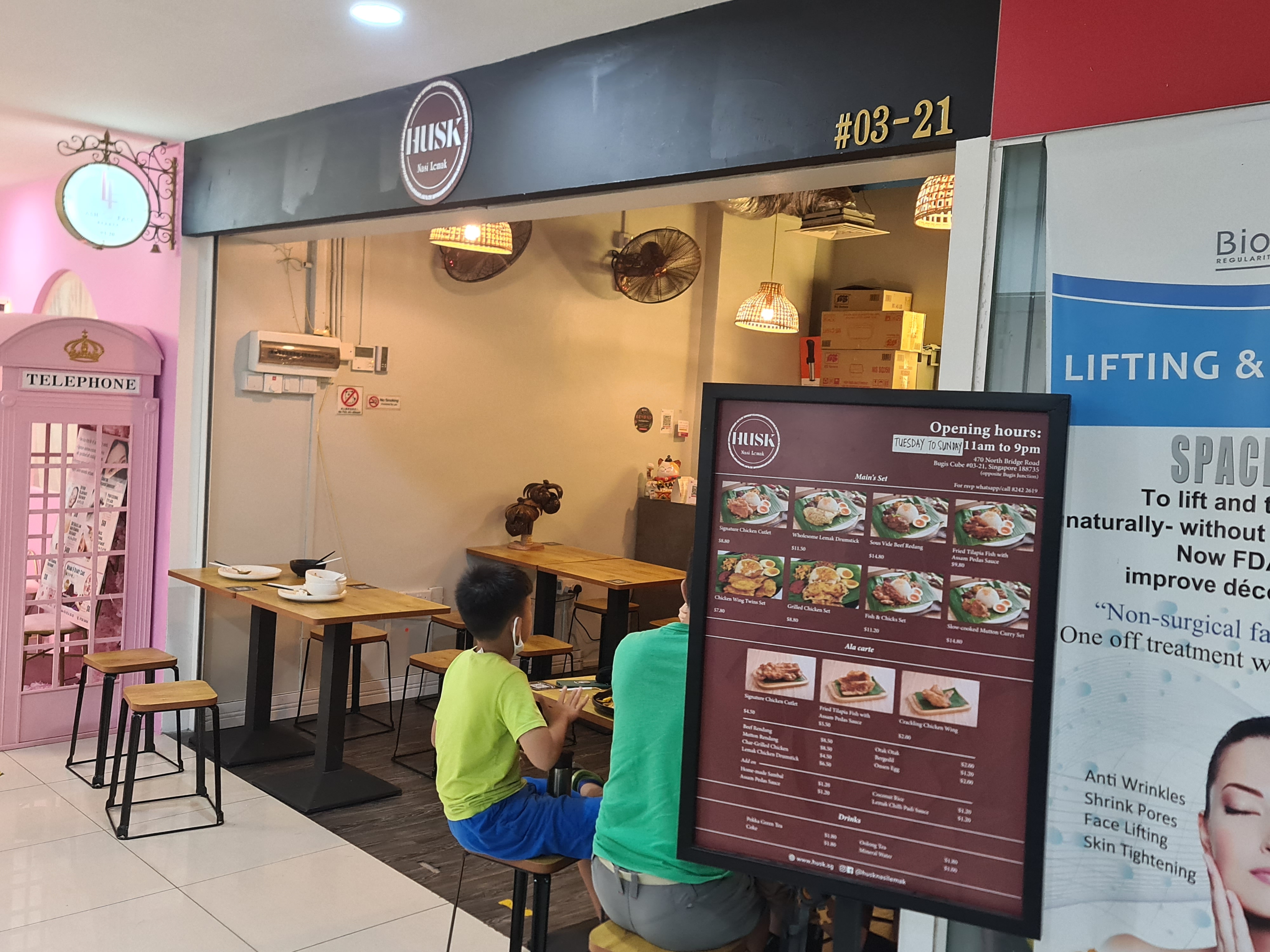 Husk Nasi Lemak @ Bugis Cube